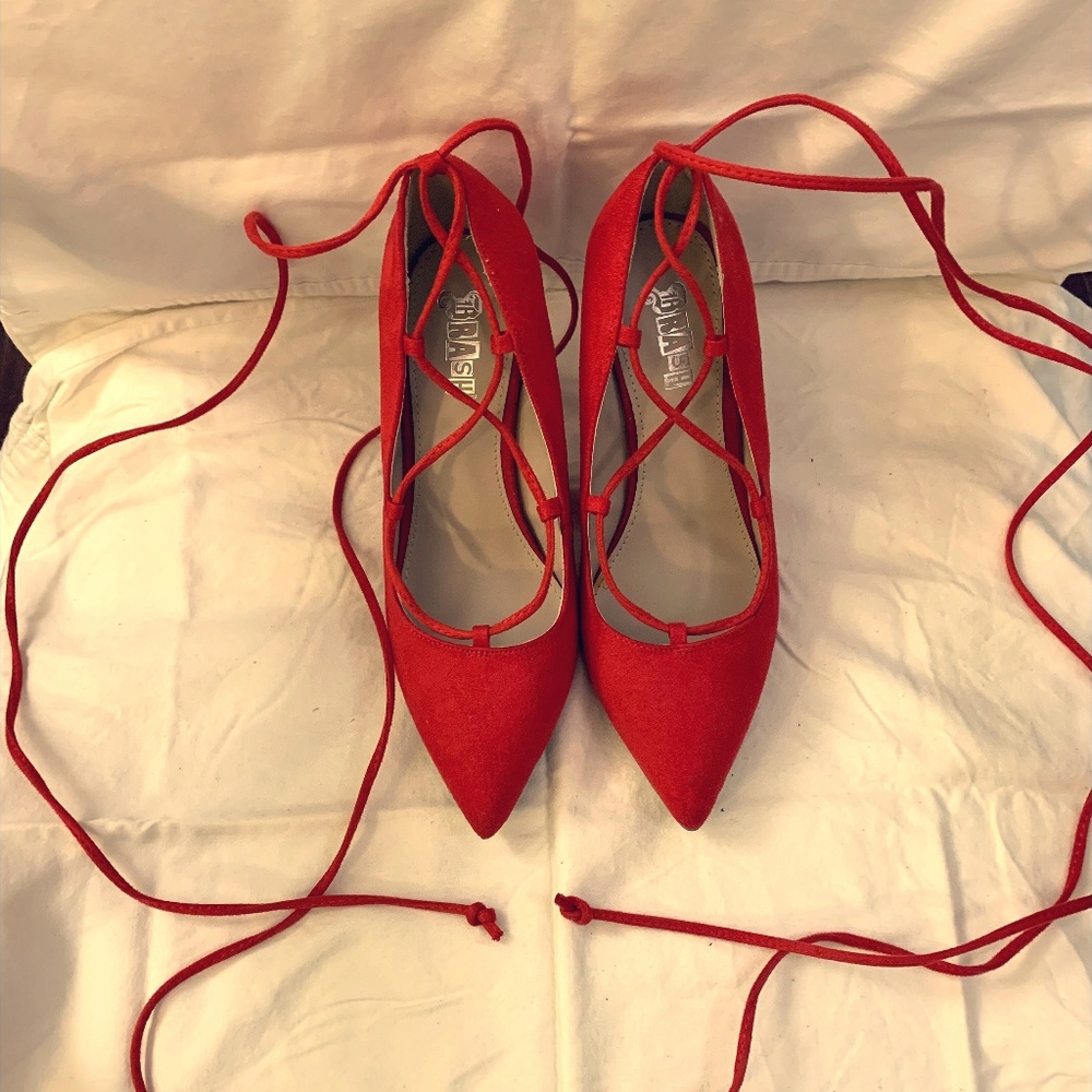 Brash Red Heels